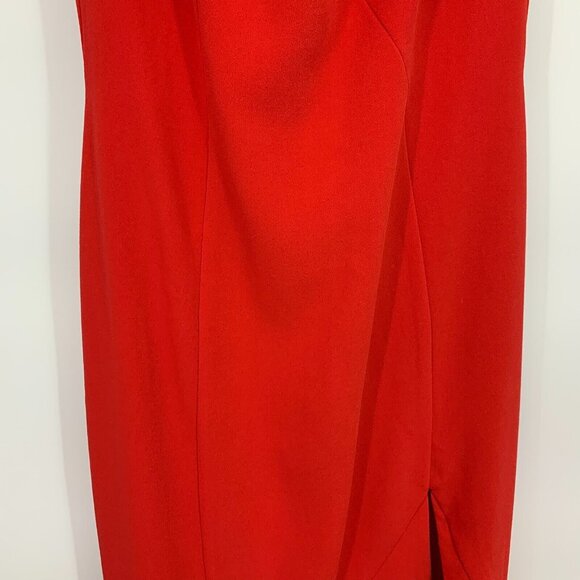 NBD Dress Maracuya Gown Red Maxi Off Shoulder Sweetheart NWT - Picture 7 of 15